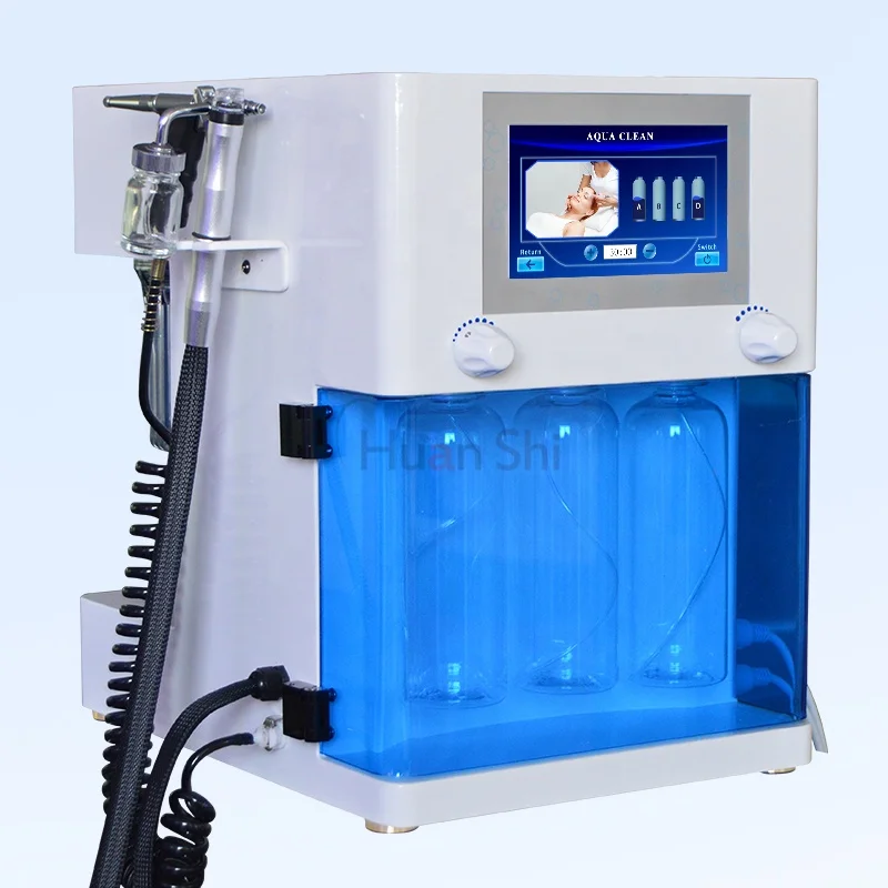 

New Product Ideas 2020 Spa Equipment Hydra Dermabrasion Machine 4 in 1 Hydra Skin Peel Facial Machine, White