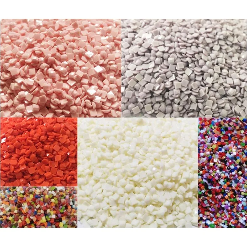 
DMC 447 colors resin acrylic square diamond drills beads for diamond painting 