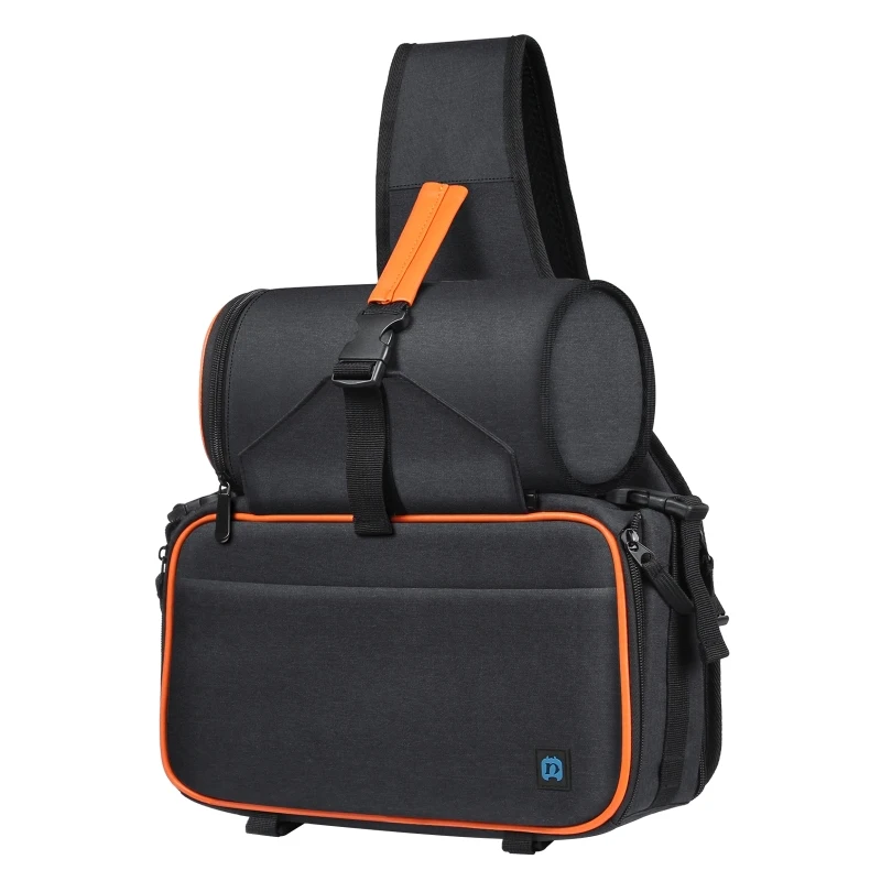

Wholesale New Style PULUZ SLR Camera Bag Sling Waterproof Backpack Shoulder Messenger Bags with Removable Lens Bag, Black
