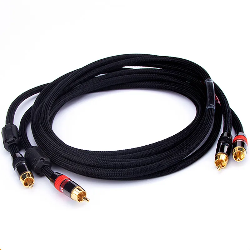 

High fidelity OFC Monster Fever Audio Amplifier RCA Audio Signal Cable
