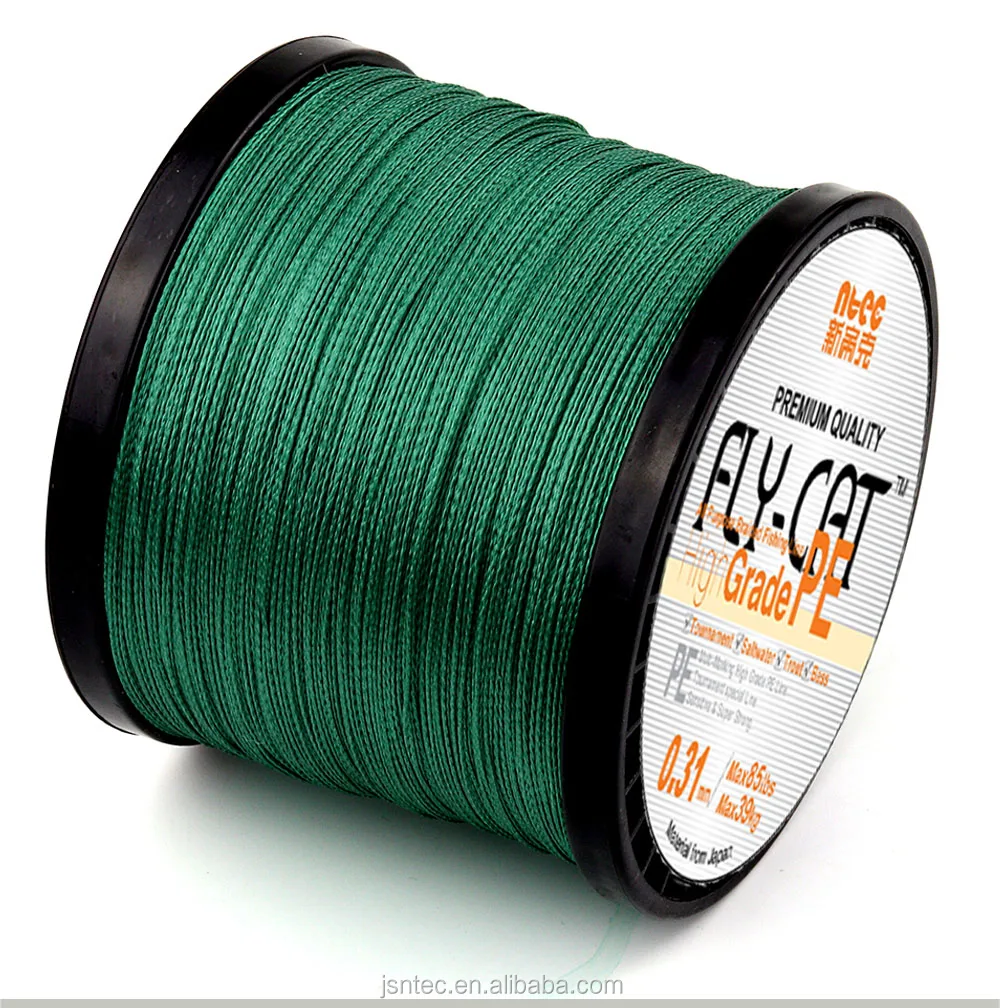 

300M 500m 1000M Multifilament PE Braided Fishing Line Brand Series 4 Strands Super Strong 10lb-80lb, Moss green,yellow,blue,pink,black,white,multicolor,...customized