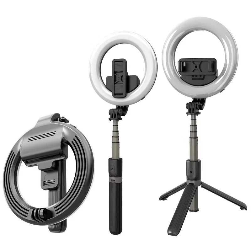 

New Selfie Stick L07 Flexible BT ring light Selfie Stick with Detachable Remote for Smart Phones Selfie phone holder