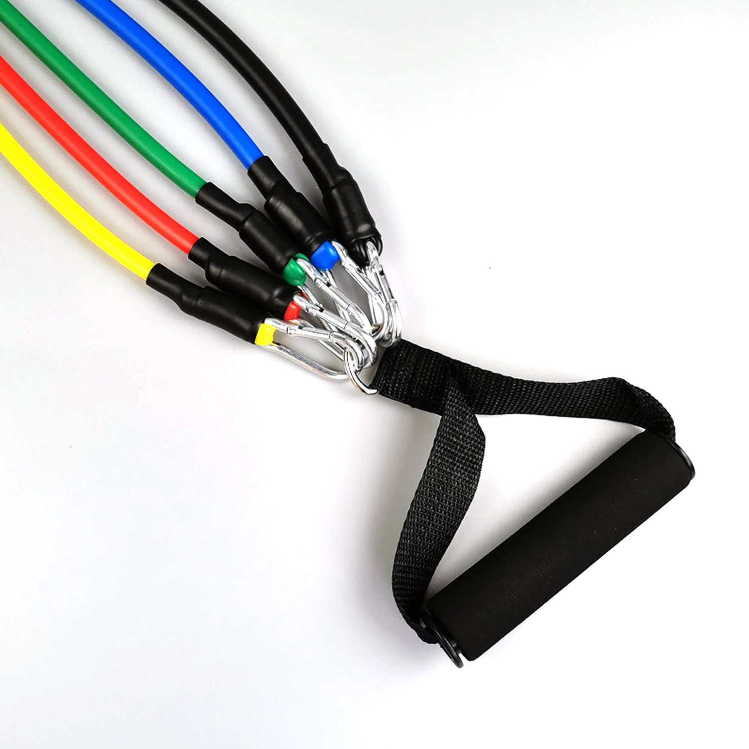 

Pull-Rope Resistance-Bands-Set Rubber-Band Fitness-Equipment Gym Training Workout Expander, Green blue yellow red black