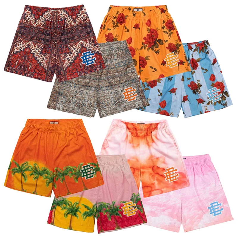 

Wholesale Eric Emanuel Mesh Shorts Breathable Fashion Sweatpants Summer Beach EE Basic Short, 2 colors