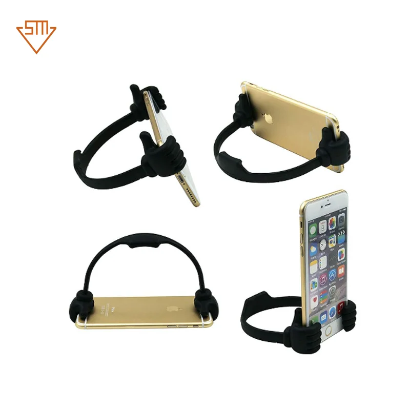 

Synmaster DDP SHIPPING Universal mobile phone Thumb up smartphone stand Flexible holder for Ipad/tablet/Iphone