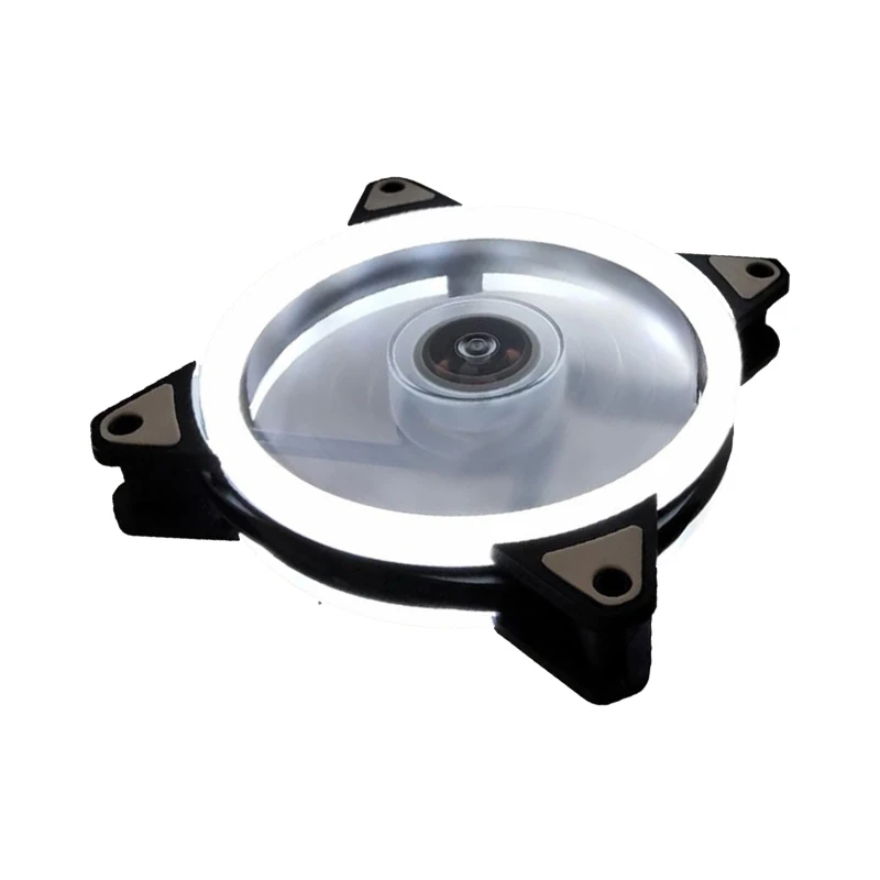 

Computer Case White RGB Cooling Cooler Fan 12V Dual LED Light for Gaming PC, Multi-color, green, red, white, blue, pink ect