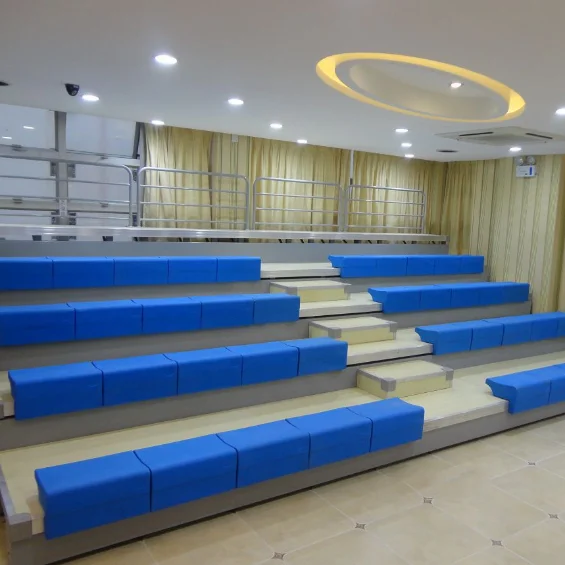 Cheap Price Indoor Retractable Bleacher Seating Telescopic Gym