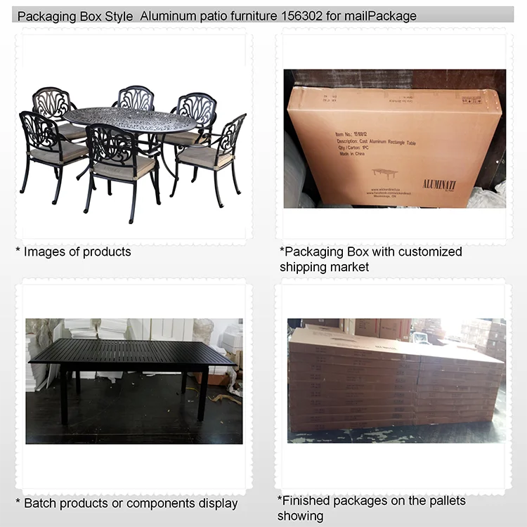 Cast Aluminum Bar Height Patio Outdoor Garden Sofa Modern Furniture