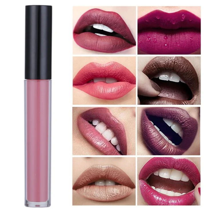 

Private Label Cosmetics Wholesale Matte Liquid Lipstick, 3 colors for your choice