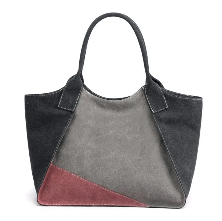 

New Fashion Women's Canvas Large Capacity Tote Shoulder Work Bag Handbags, Customized
