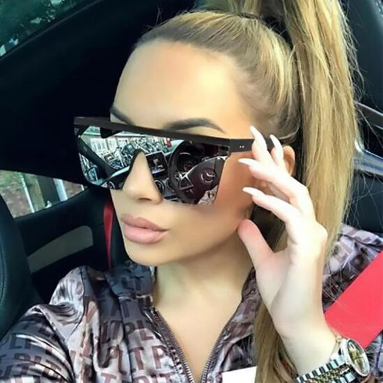 

MOCOO fashion oversized sunglasses 2020 new style personality eyewear big square frame sunglasses for men&women, As you see