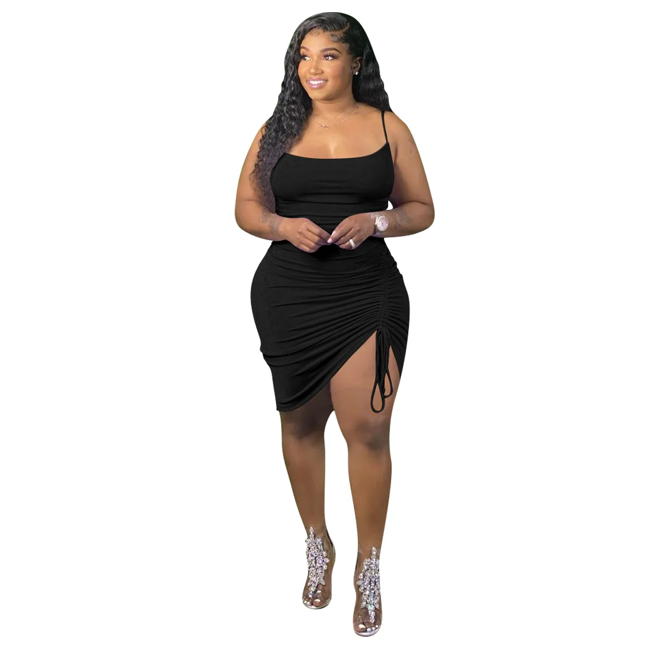 

FS4074A 2021 new trend dresses women plus size dress