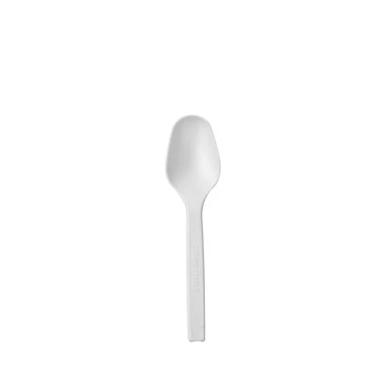 

Disposable biodegradable coffee spoon An environmentally friendly safe practical spoon 2,000 pieces/carton, White