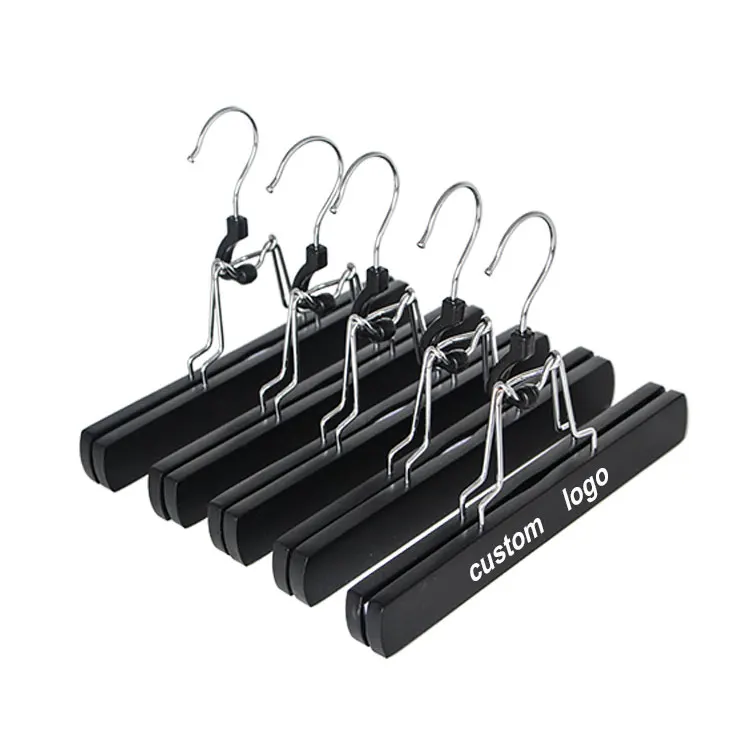 

High Quality Hair Extension Wigs / Dresses Durable Wooden Hanger For Lady Shop Dress Hair Hanger With Logo