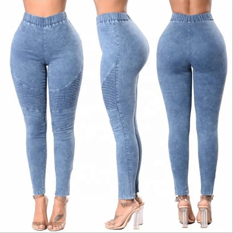 

2021 Elastic Waist Women's Trousers Women Skinny Jeans Ladies Casual Slim Fit Long Pants Female Oversized Trousers, Optional