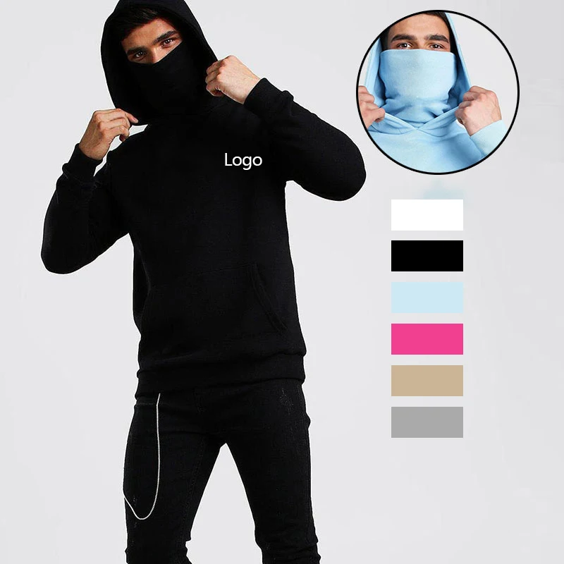 

Wholesale Custom High quality Windproof Cotton Hoodies With Maskes For Men