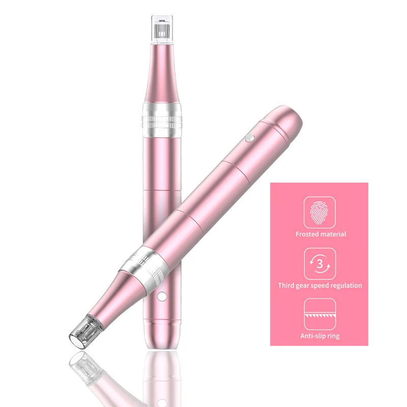 

Hot Selling Handheld Hair Growth Acne Treatment Rechargeable Electric Derma Rolling System Micro Needle Device