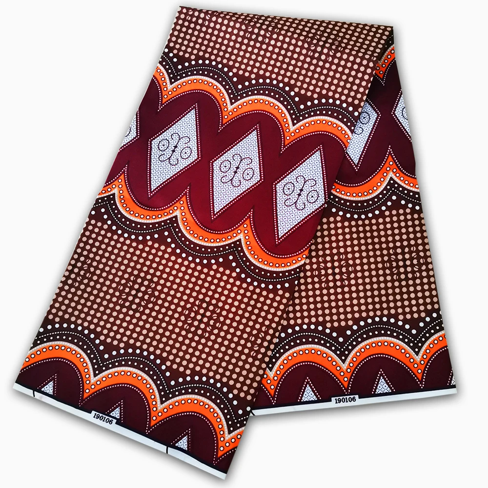 
African fabrics Polyester wax print fabric 