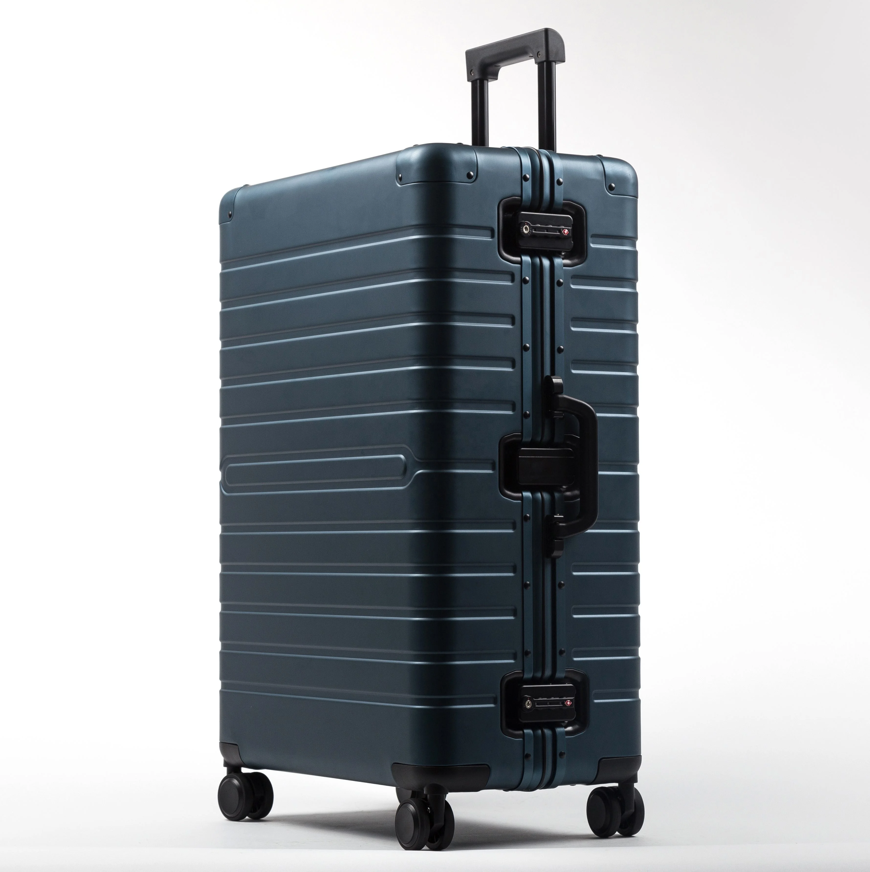 

2019 Full Aluminum Roller Luggage Sets 20/24/28 inches to Los Angeles USA European, Customized colors