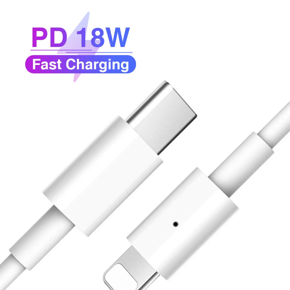 

PD 20W 18W Fast Charger Original C94 Chip Type C to 8pin USB Data Cable Suitable for iPhone12 11 xs max pro