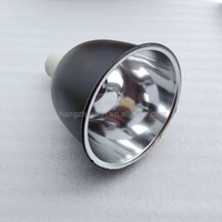 

5.5 Inch Reflection Cover black E26 E27 ceramic socket Deep Light Reflector Dome for reptile