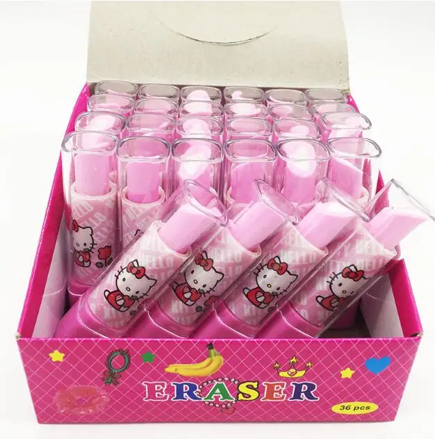 
Hotsale Stationery Novelty Cheap 3D shape Eraser,high quality rubber eraser,high quality Lipstick eraser 