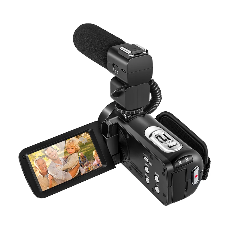 

Ordro Z82 4K CMOS Sensor Anti-shake Handheld 120X Digital Zoom Video Camcorder