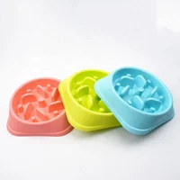 

plastic pet bowl slow eating feeder plastic pet food bowl pet food water bowl collapsible foldable silicone dog mat