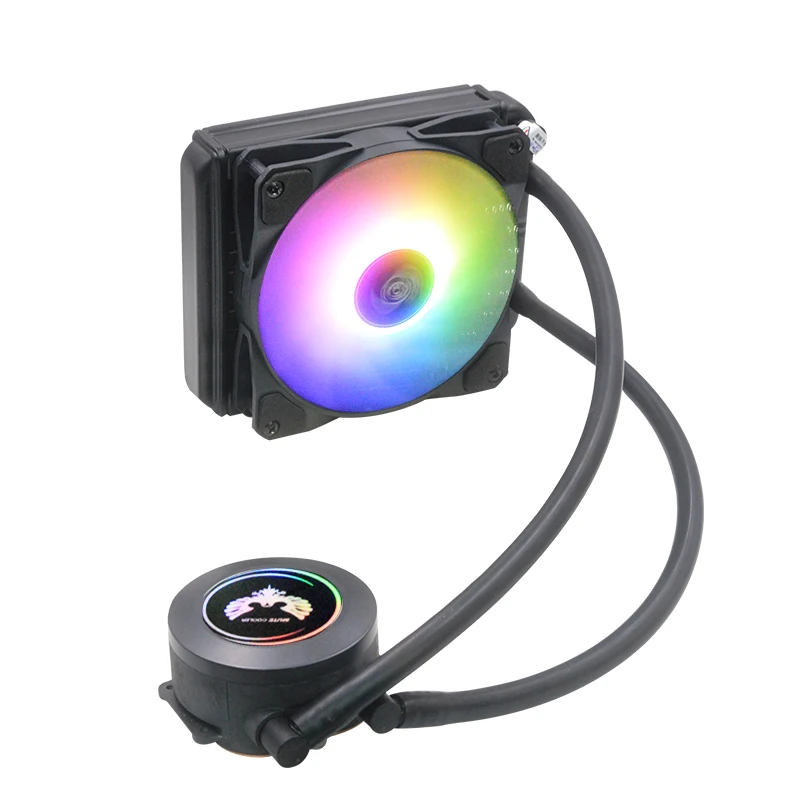 

High End Universal 120mm RGB Fans Cooling Customizable CPU Water Cooler 210