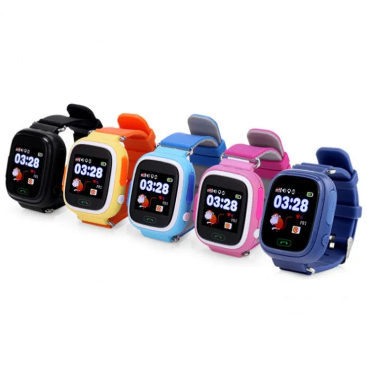 

GPS kid smart watch 2021 hot sale High Quality Anti Lost SOS Kids Tracker GPS WIFI Children Smartwatch Q90 GPS Smart Watch