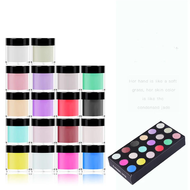 

Wholesale 5g 24 Color Nail Carving Acrylic Crystal Powder Suit
