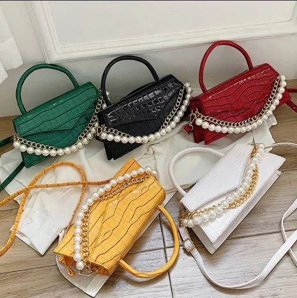

High quality ladies fashion handbags wholesale pu pearl designers purses luxury handbags for women hand bags handbags