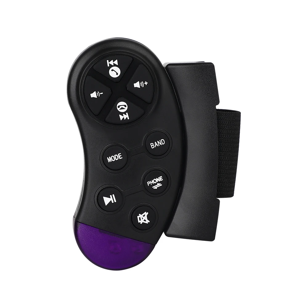 

Purple Car Steering Wheel Remote Control Button Wireless Radio Remote Control, Black