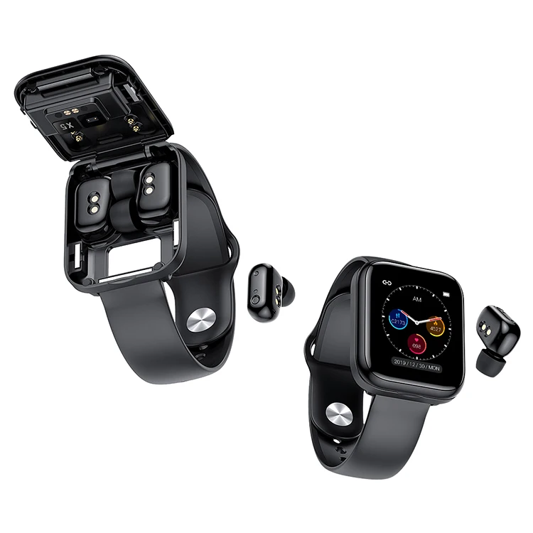 

1.54 Inch Touch Screen 2 in 1 Waterproof Wireless X5 Smart Watch with Earbuds