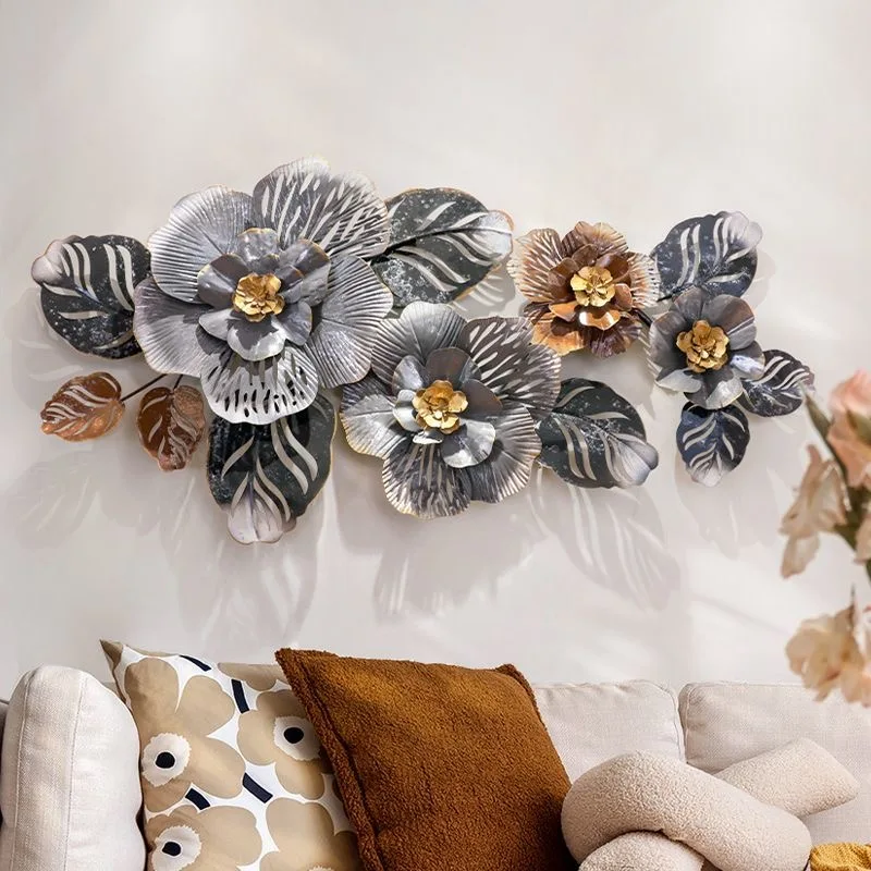 122*59cm New Dropshipping Products Metal Metallic Wall Living Room for Home Decor Luxury  Art Item House Decoration Luxuriant