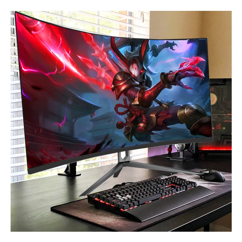 

Wholesale 27'' FHD 1080P 144HZ Curved Gaming LED Monitor Curved Pc Monitor For Computer monitor gaming