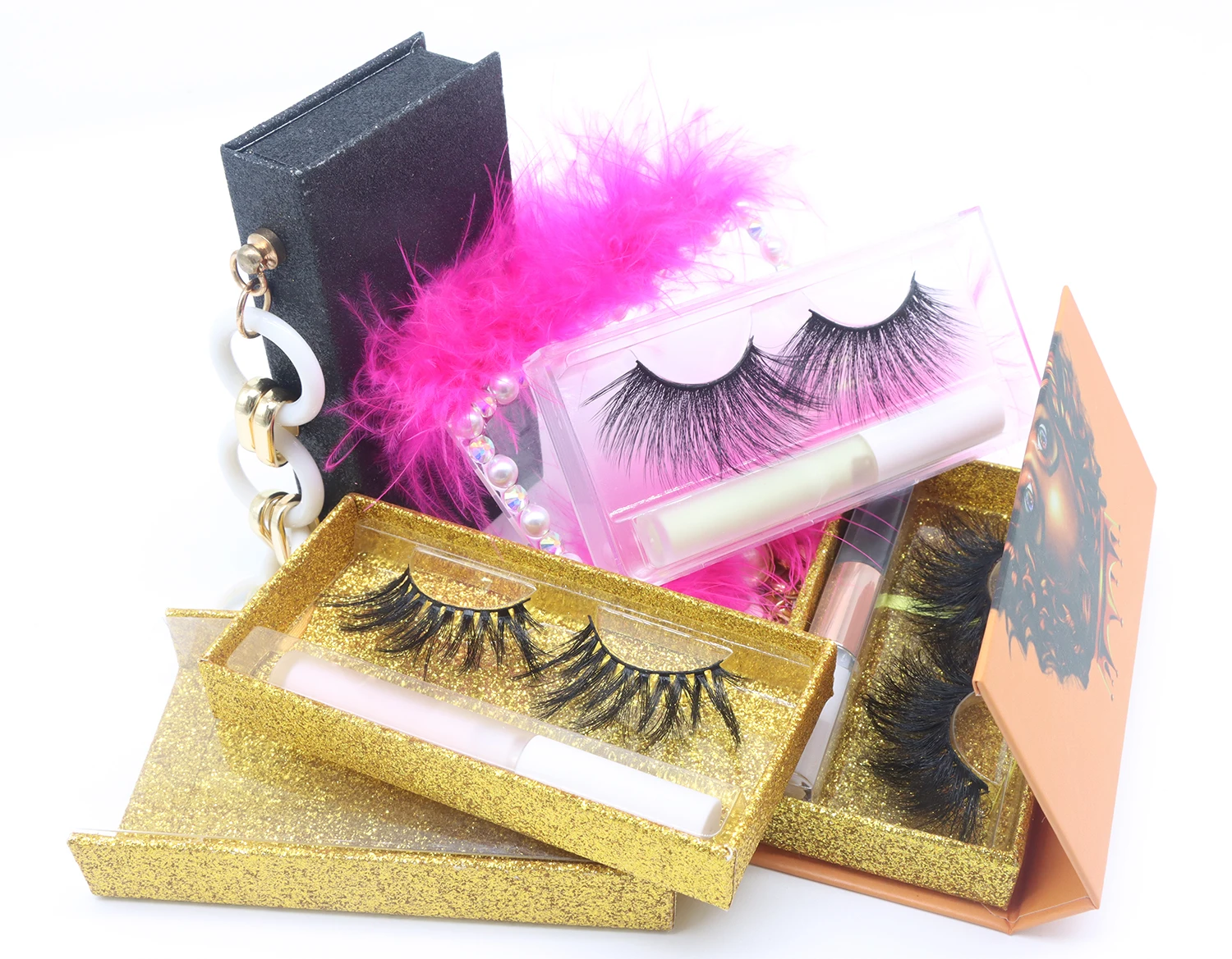 

Free Sample 100% fluffy Mink 3D Eyelashes Custom Eyelash Box Private Label 30mm 25mm Mink Lashes Lashes3d Wholesale Vendor