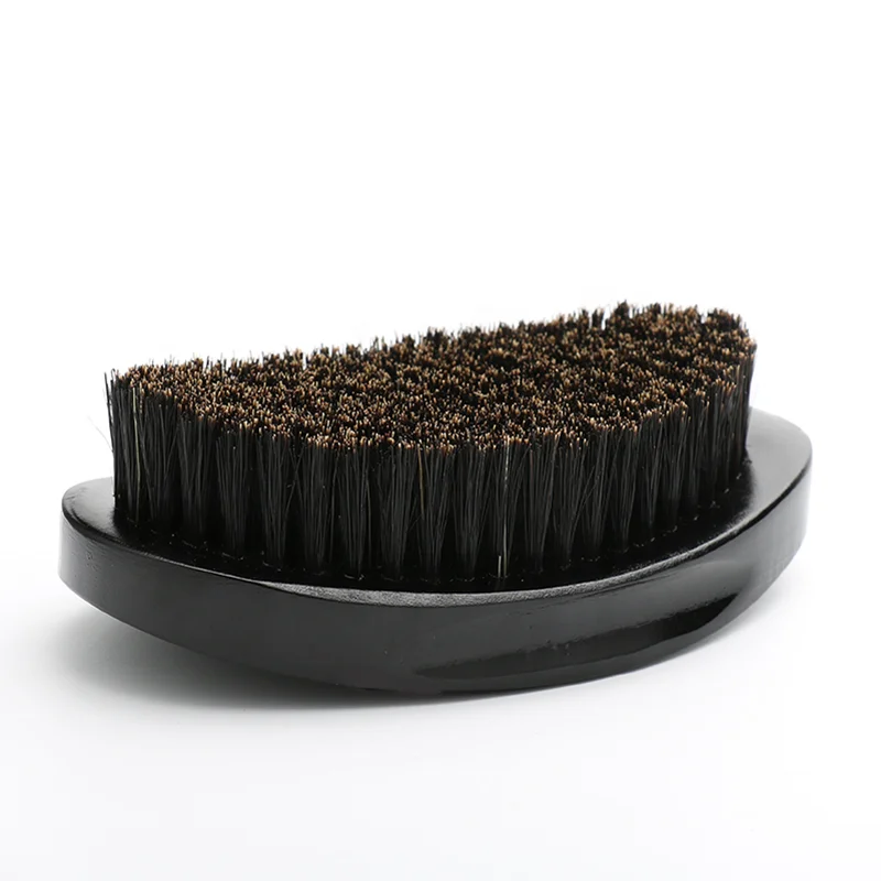 

Top Selling OEM Natural Wooden 100% Boars Bristles Black Wooden Men Hair Beard Brush