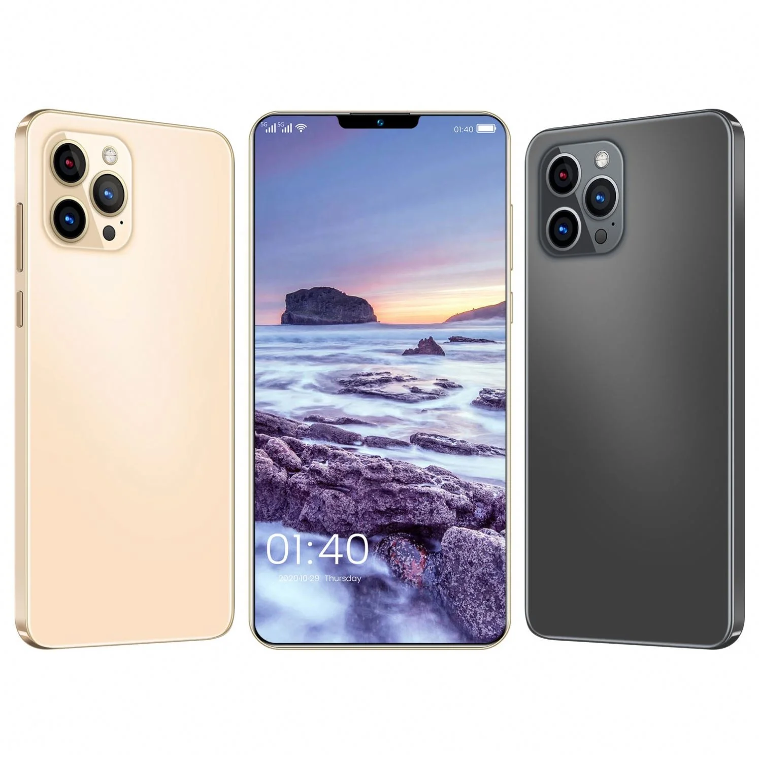 

New design Smartphone mobile phone with high quality, Black white