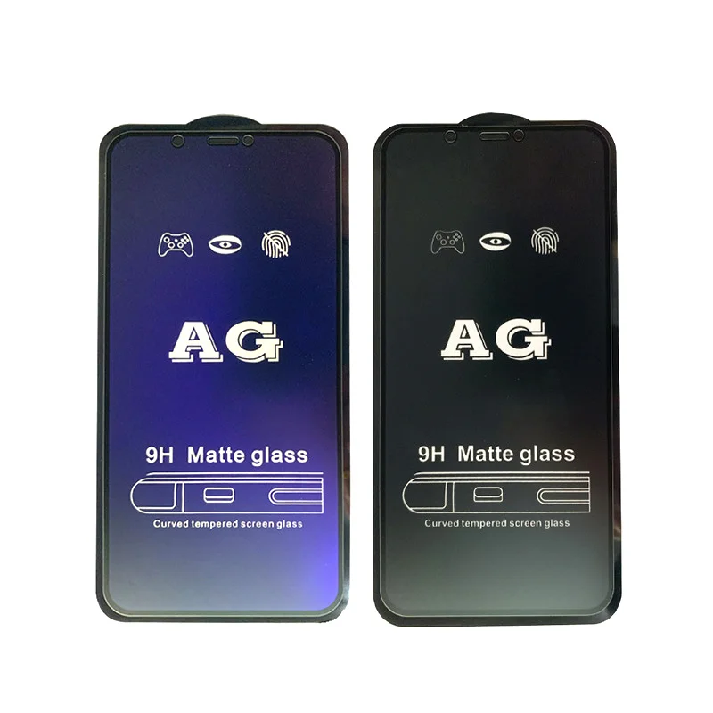 

Newest Model AG Matte Tempered Glass Screen Protector For iPhone 12 Anti Blue Light Glass For Samsung A21 A31 A51 A71