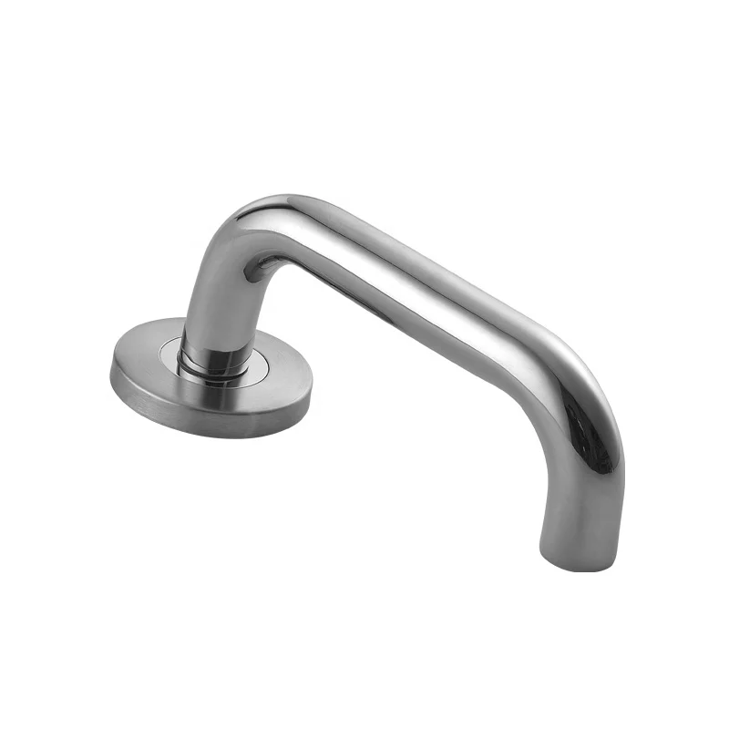 Stainless Steel Door Handle With Rose