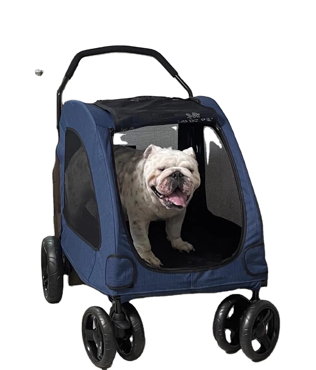 

Large pet stroller giant injured dog multiple pet outside stroller foldable large dog stroller