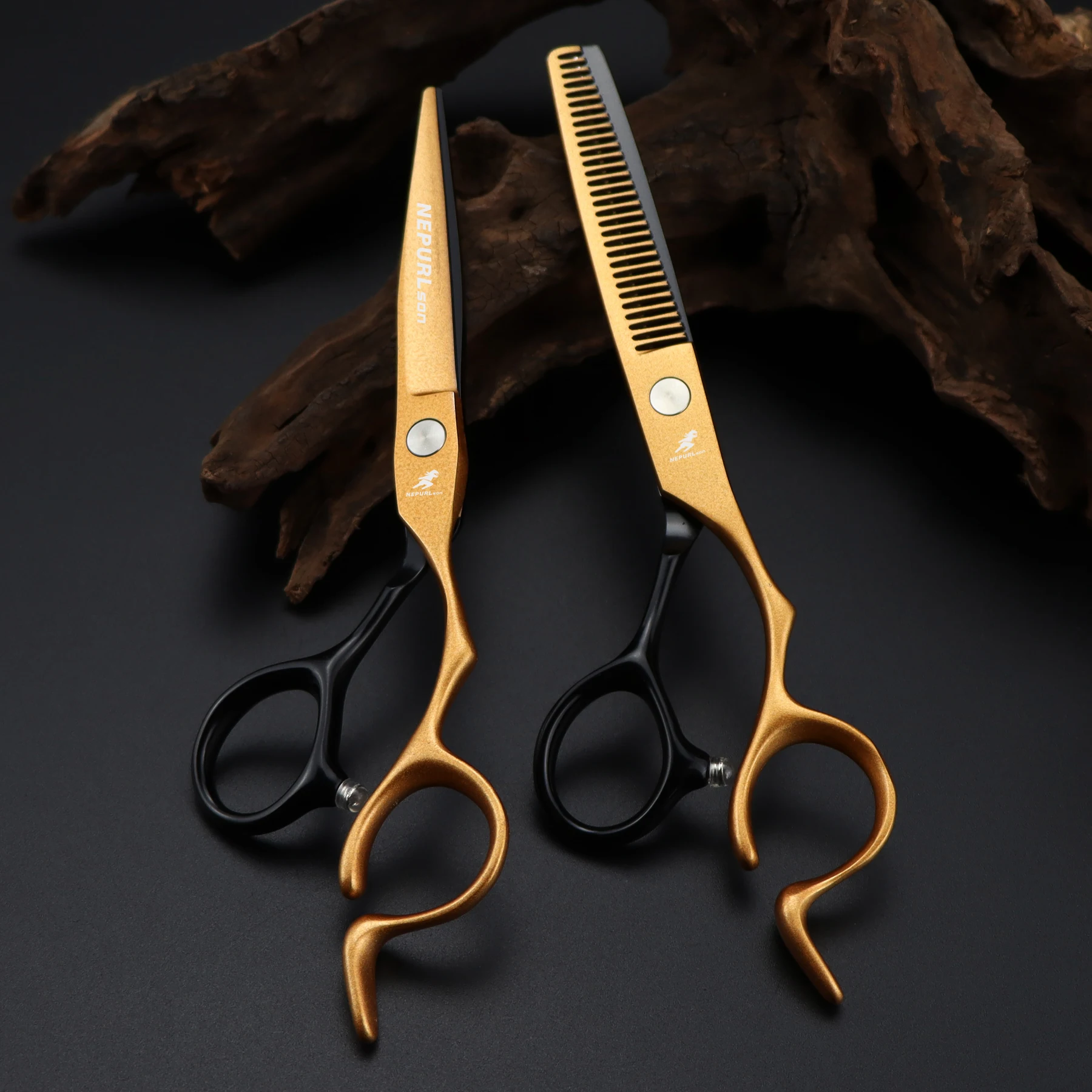 

5.5/6.0/7.0 Inch NEOURLson New professional Arrival High Quality Beauty Barber Scissors Flat Scissors Tooth Hair Scissors