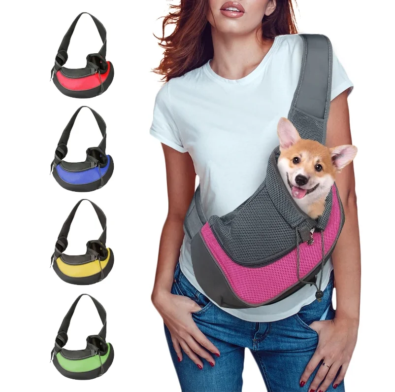 

High Quality Expandable Harness Dispenser Holder Outdoor Package Sling Training Carry Travel Carrier Pet Backpack Bag for Dogs, Natural or dye color