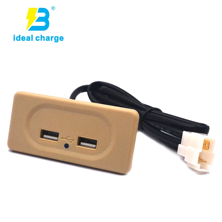 

Bus Charger 2 usb Charger 3.1A USB Socket New Embedded Design Dual Ports 12v usb Panel socket