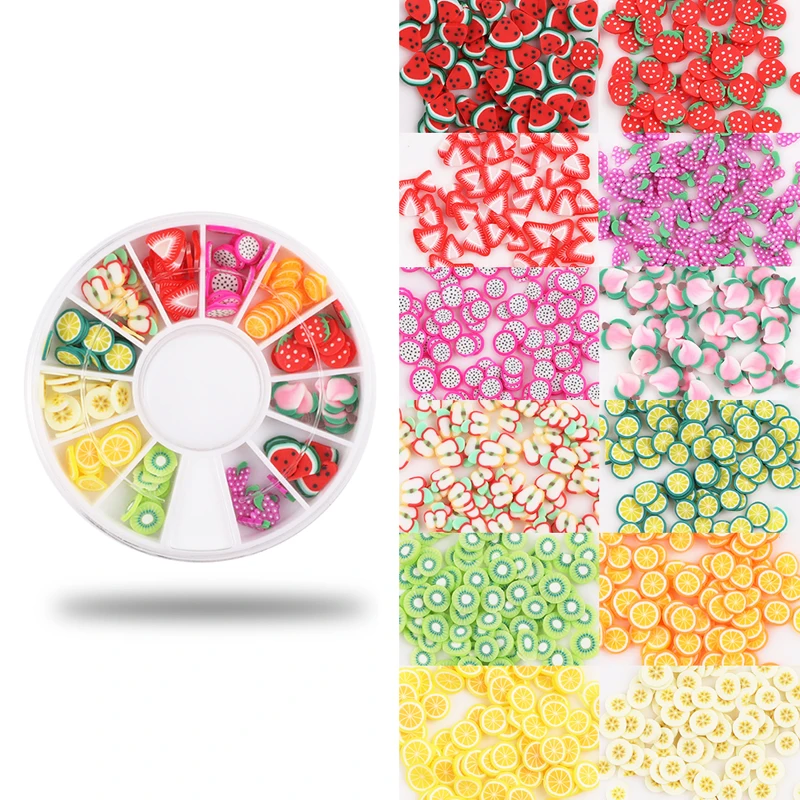 

3d colorful mixed fruit style designs kids nail polish stickers nail sticker children kids nail stickers