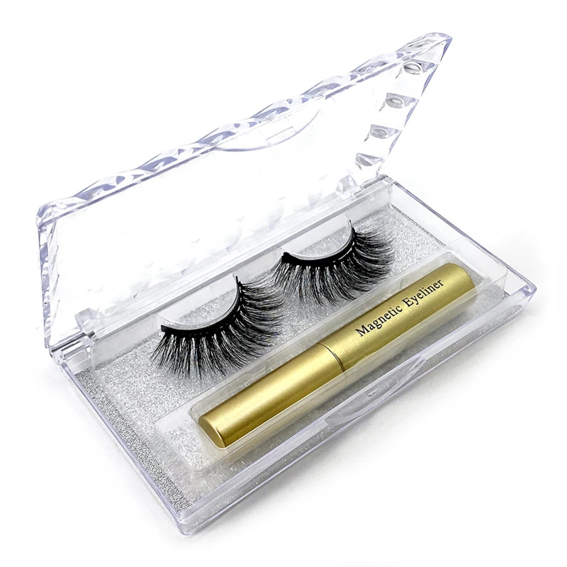 

magnetic lash liner set private label magnetic eyelashes 10 magnets eyelashes with magnetic liquid eyelash kit