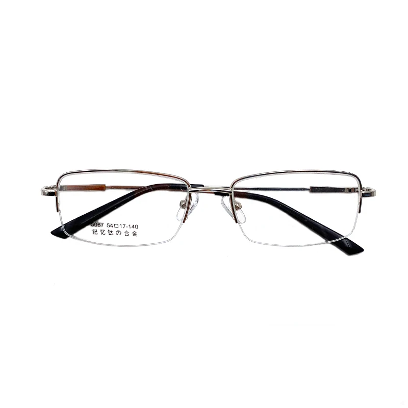 

high quality rectangle memory titanium glasses frames titanium optical frames