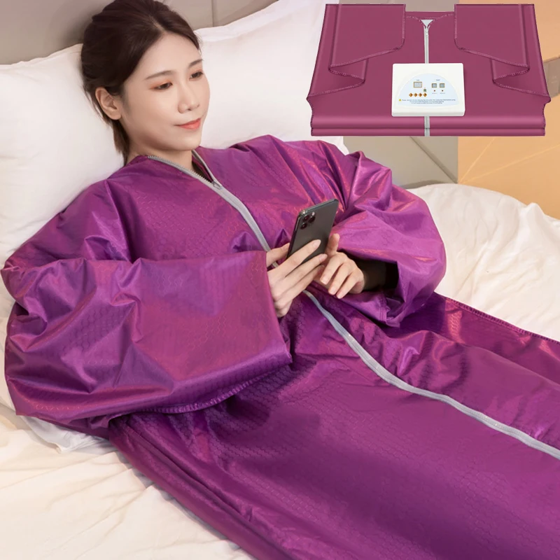 

Hot Selling Portable Sauna Spa Blanket Household Far Infrared Steaming Sauna Blanket For Weight Loss And Detox