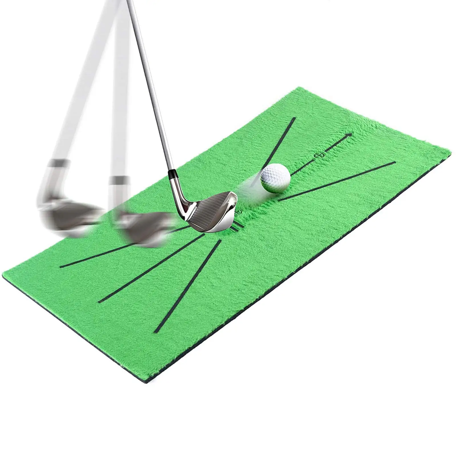 

Golf Training Mat Mini Golf Practice Portable Training Aid Rug Putting Mats for Swing Detection Batting Hitting Auxiliary Games